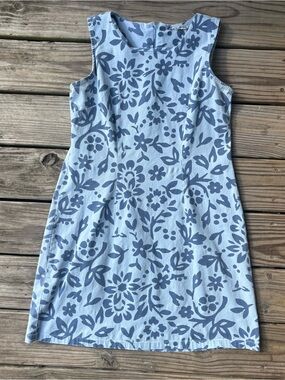 VTG ‘90s Floral Denim Jumper